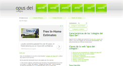 Desktop Screenshot of opusdeicolegios.org